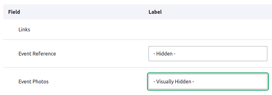 Customizing Event Pages with Media