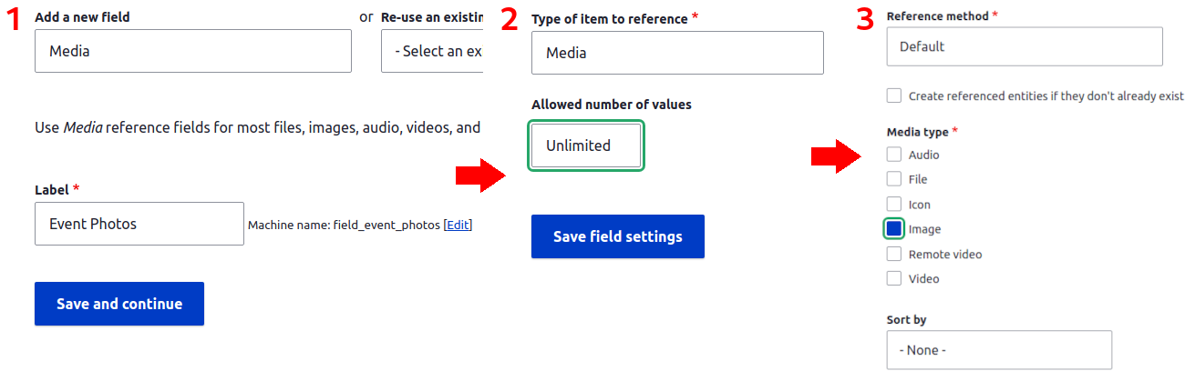 Customizing Event Pages with Media