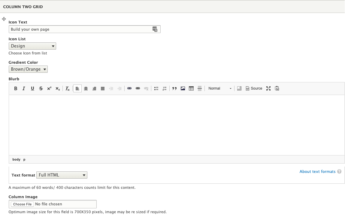 Drupal 8 page builder with paragraphs module