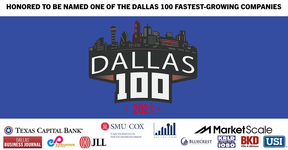 Skvare is Recognized Among Dallas 100 List of Fastest Growing Private Companies