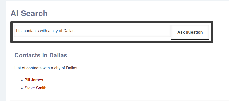 CiviCRM Entity AI Contact Search