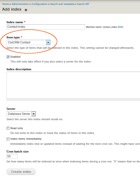 search api add contact index