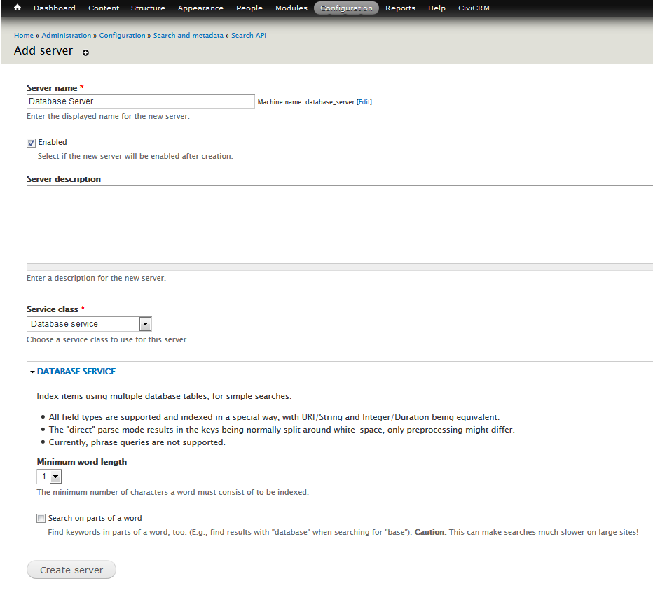 search api add server
