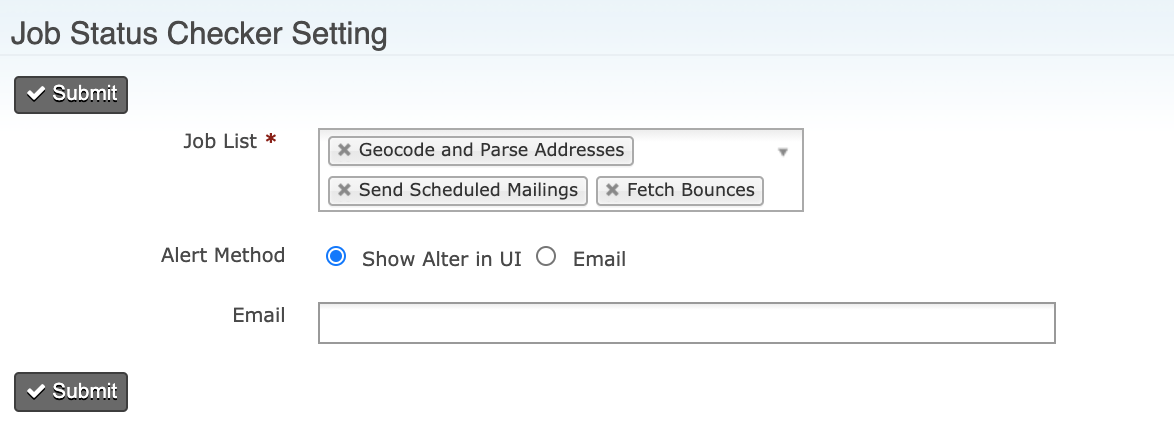 Job Status Checker UI