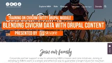 Training on blending CiviCRM data with Drupal content